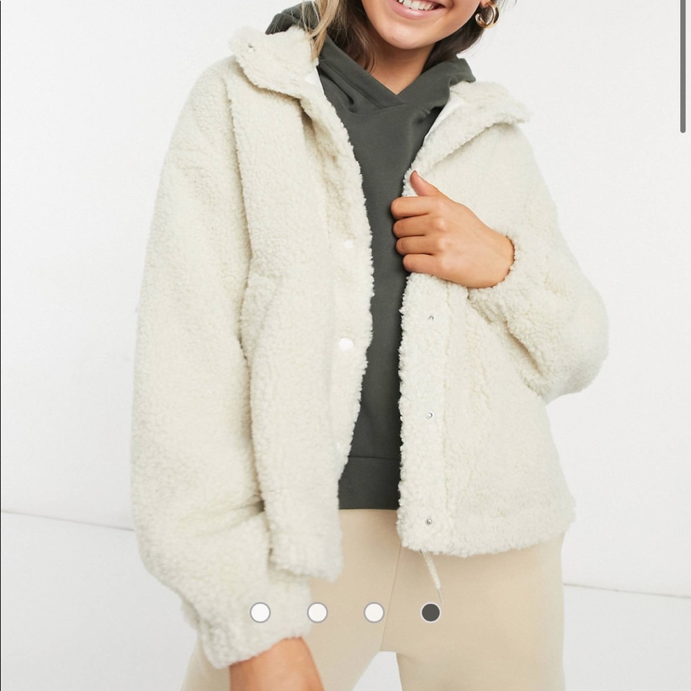 ASOS Fleece Cropped Jacket.